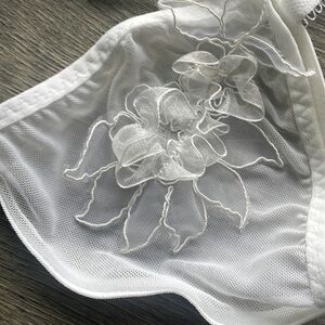 Helen Kukovski bra small white sexy bra